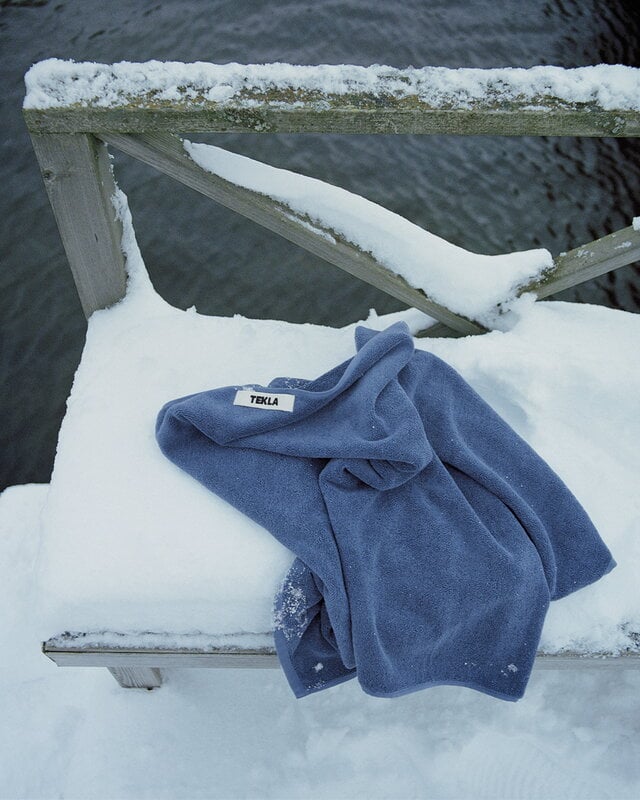 Terry Towel - Storm Blue