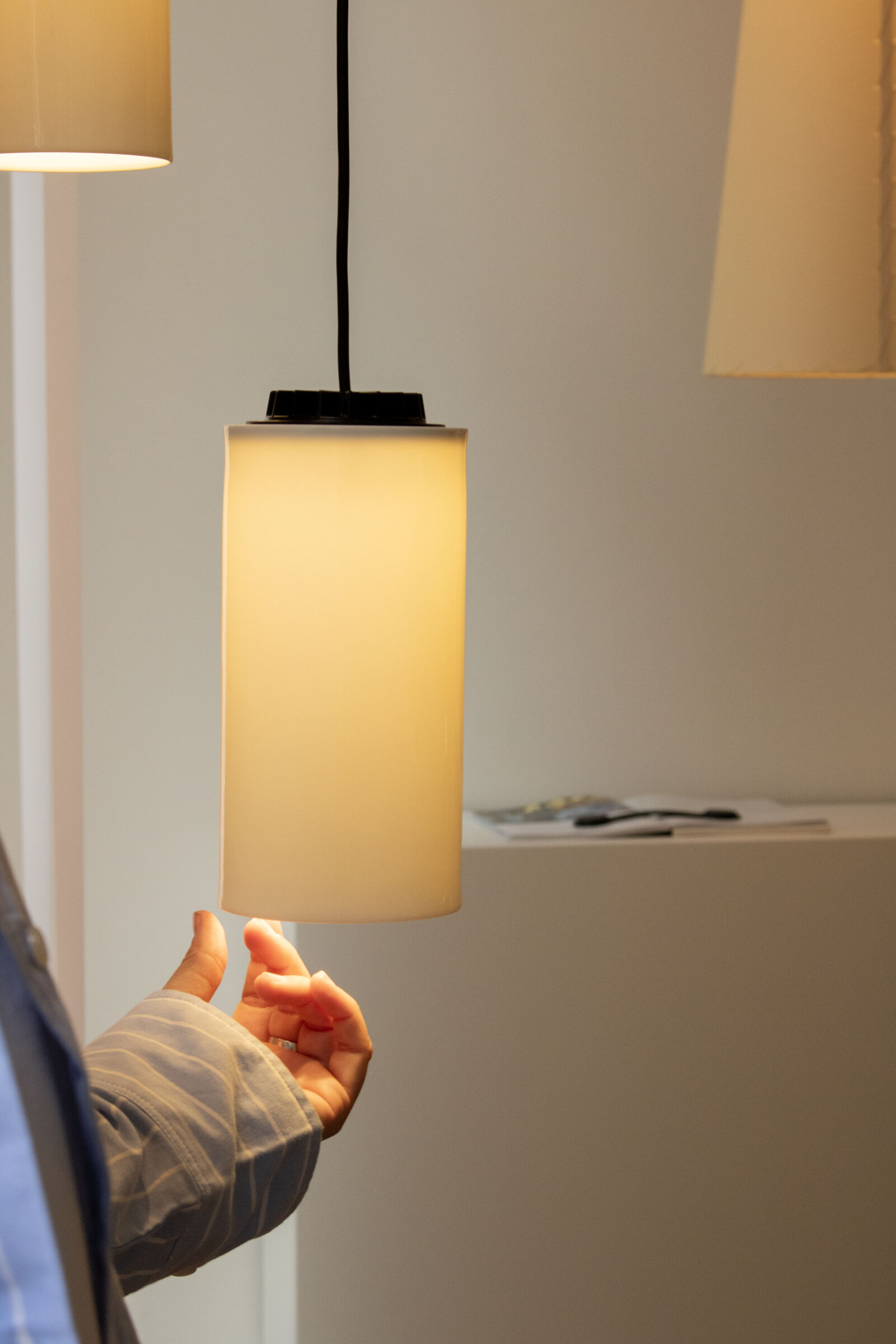Cirio Simple, White Porcelain Lampshade
