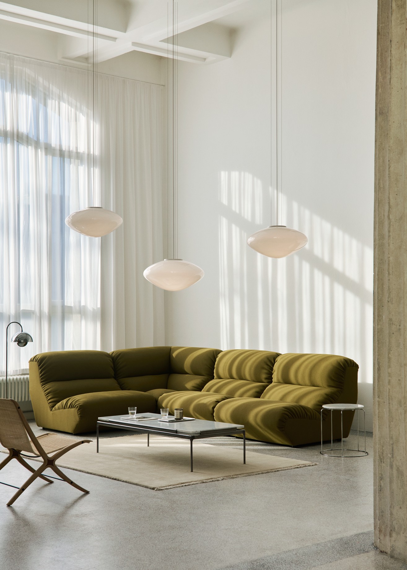 Hi Lo AV54, 2-Seater Modular Sofa, Configuration A