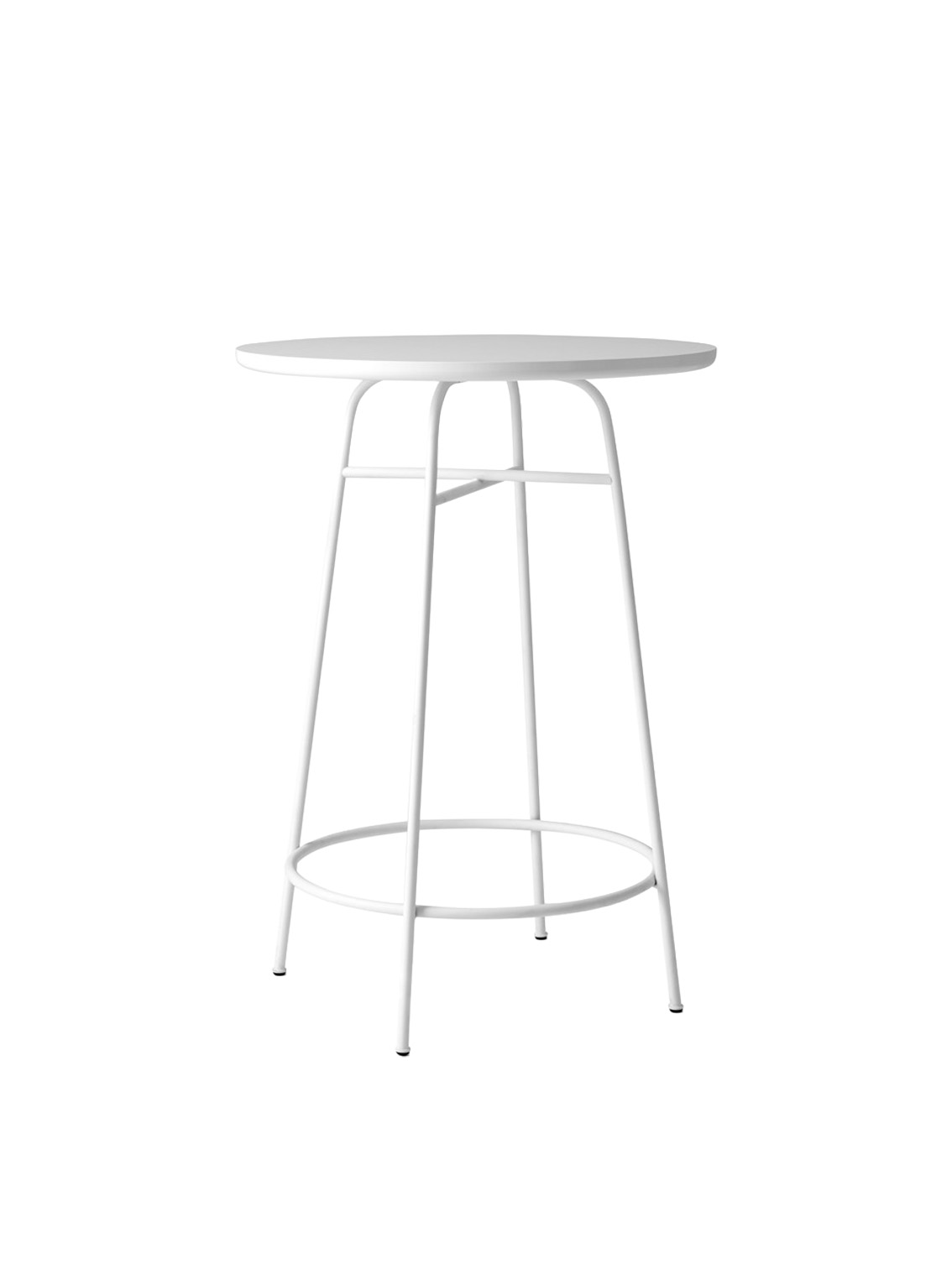 Afteroom Counter Table, White Laminate
