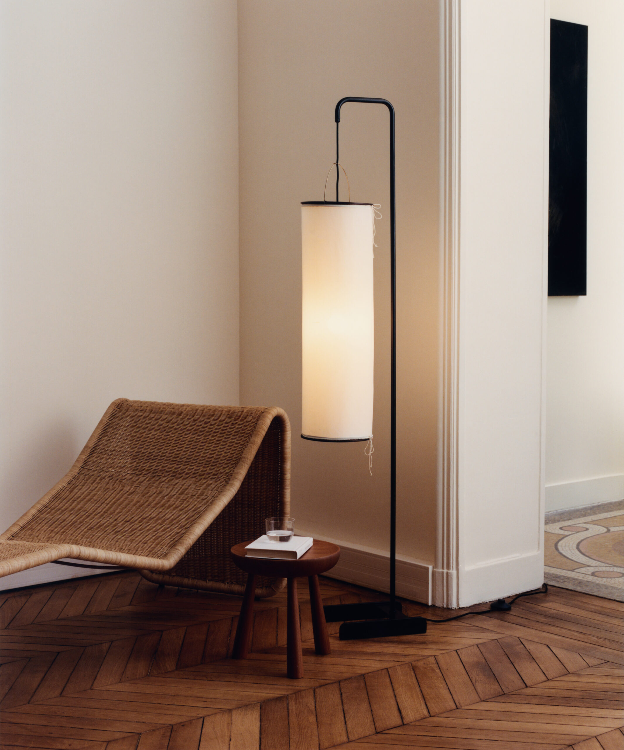 Silk Lantern Floor Lamp