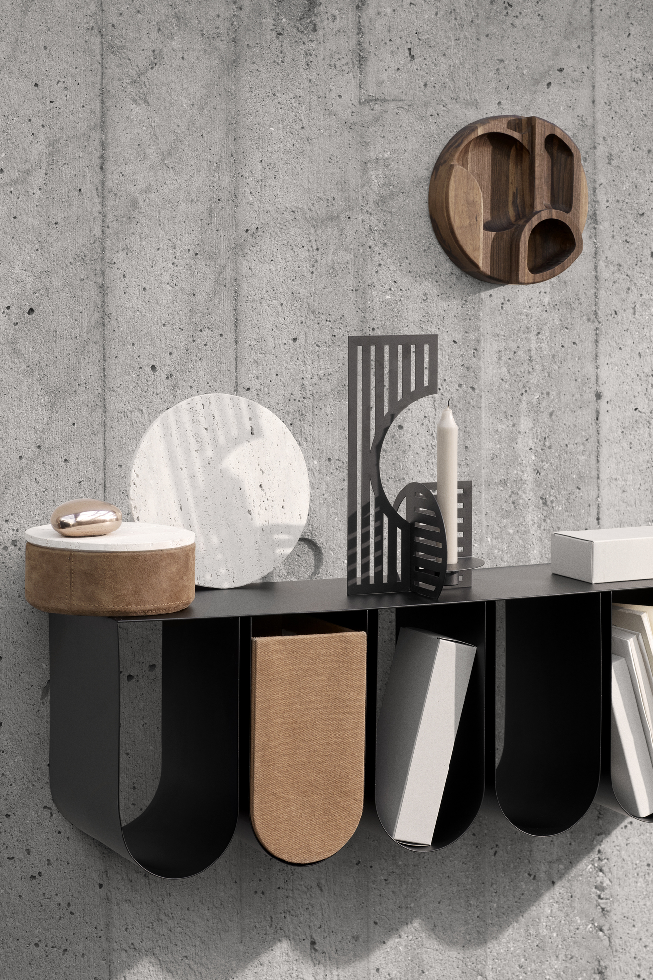 Curved Wall Shelf